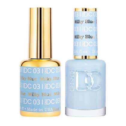 DND DC Duo - Gel & Lacquer Combo - Milky Blue - DC31 Duo - Gel & Lacquer Combo