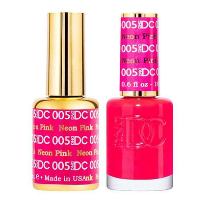 DND DC Duo - Gel & Lacquer Combo - Neon Pink - DC5 Duo - Gel & Lacquer Combo