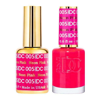 DND DC Duo - Gel & Lacquer Combo - Neon Pink - DC5 nailmall