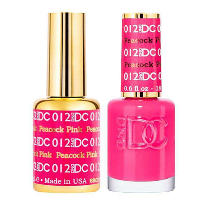 DND DC Duo - Gel & Lacquer Combo - Peacock Pink - DC12 Duo - Gel & Lacquer Combo