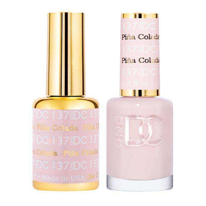 DND DC Duo - Gel & Lacquer Combo - Pina Colada - DC137 Duo - Gel & Lacquer Combo