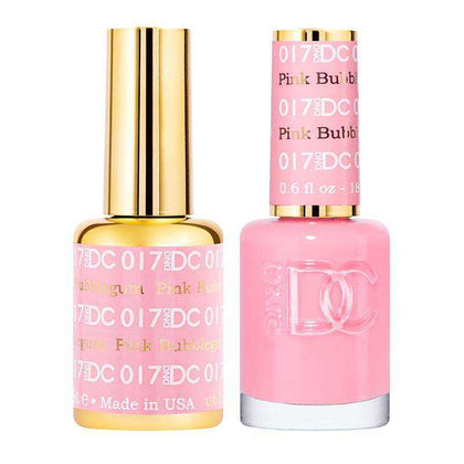 DND DC Duo - Gel & Lacquer Combo - Pink Bubblegum - DC17 Duo - Gel & Lacquer Combo