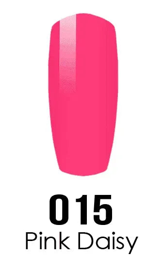 DND DC Duo - Gel & Lacquer Combo - Pink Daisy - DC15 Duo - Gel & Lacquer Combo