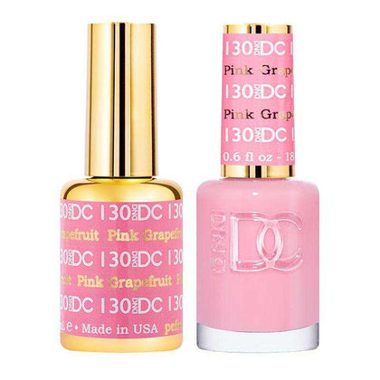 DND DC Duo - Gel & Lacquer Combo - Pink Grapefruit - DC130 Duo - Gel & Lacquer Combo