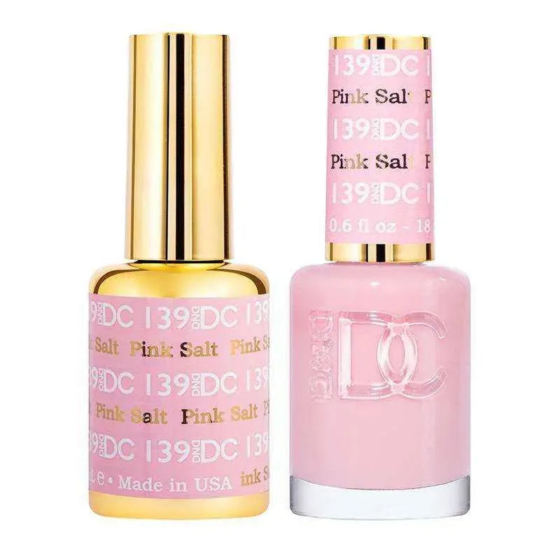 DND DC Duo - Gel & Lacquer Combo - Pink Salt - DC139 Duo - Gel & Lacquer Combo