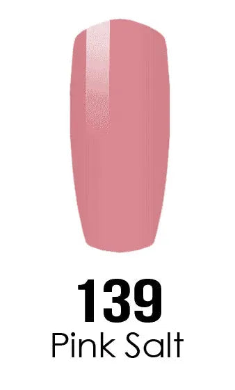 DND DC Duo - Gel & Lacquer Combo - Pink Salt - DC139 Duo - Gel & Lacquer Combo