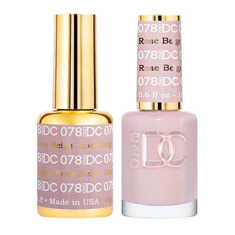 DND DC Duo - Gel & Lacquer Combo - Rose Beige - DC78