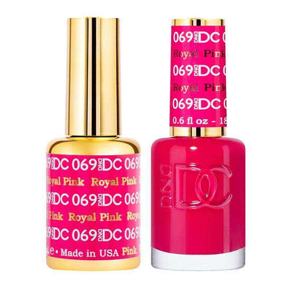 DND DC Duo - Gel & Lacquer Combo - Royal Pink - DC69 Duo - Gel & Lacquer Combo