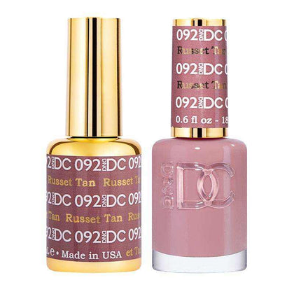 DND DC Duo - Gel & Lacquer Combo - Russet Tan - DC92 Duo - Gel & Lacquer Combo