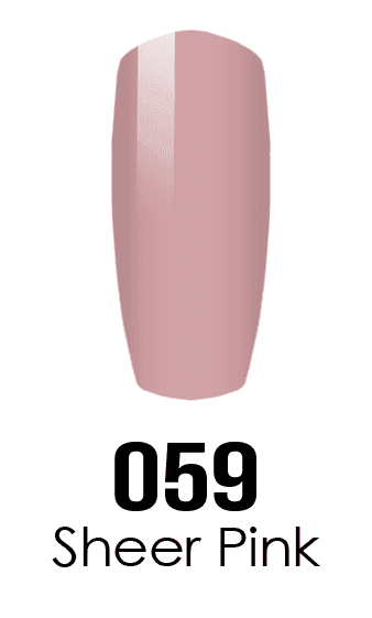 DND DC Duo - Gel & Lacquer Combo - Sheer Pink - DC59