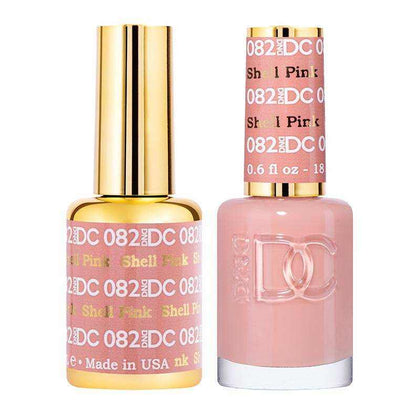 DND DC Duo - Gel & Lacquer Combo - Shell Pink - DC82 Duo - Gel & Lacquer Combo