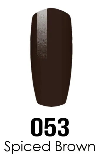 DND DC Duo - Gel & Lacquer Combo - Spiced Brown - DC53 Duo - Gel & Lacquer Combo