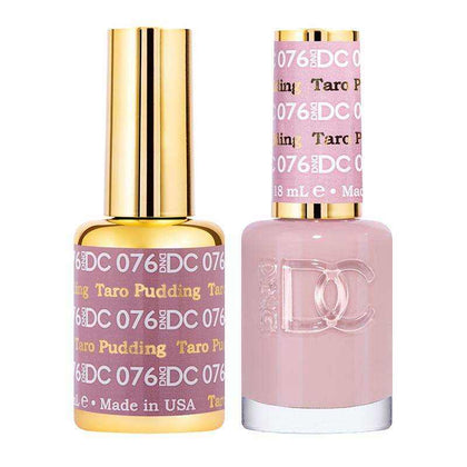 DND DC Duo - Gel & Lacquer Combo - Taro Pudding - DC76 Duo - Gel & Lacquer Combo