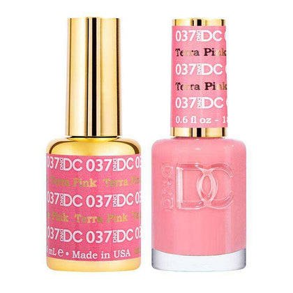 DND DC Duo - Gel & Lacquer Combo - Terra Pink - DC37 Duo - Gel & Lacquer Combo