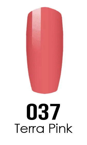 DND DC Duo - Gel & Lacquer Combo - Terra Pink - DC37 Duo - Gel & Lacquer Combo