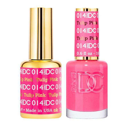 DND DC Duo - Gel & Lacquer Combo - Tulip Pink - DC14 Duo - Gel & Lacquer Combo