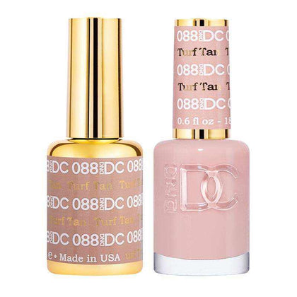 DND DC Duo - Gel & Lacquer Combo - Turf Tan - DC88 Duo - Gel & Lacquer Combo