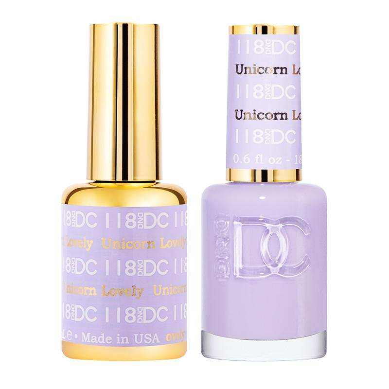 DND DC Duo - Gel & Lacquer Combo - Unicorn Lovely - DC118