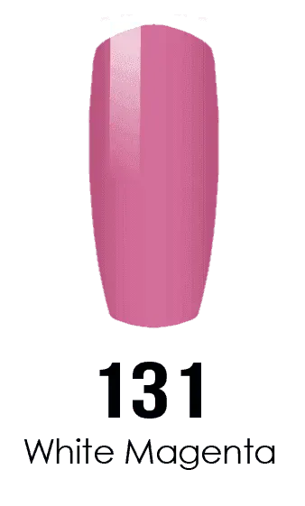 DND DC Duo - Gel & Lacquer Combo - White Magenta - DC131 Duo - Gel & Lacquer Combo