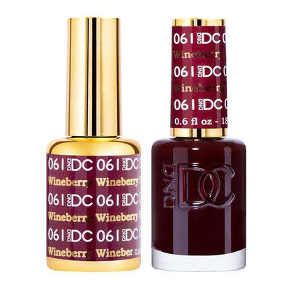 DND DC Duo - Gel & Lacquer Combo - Wineberry - DC61 Duo - Gel & Lacquer Combo