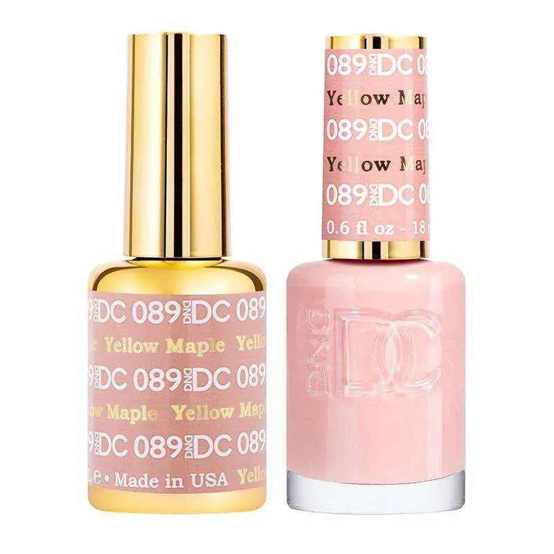 DND DC Duo - Gel & Lacquer Combo - Yellow Maple - DC89 Duo - Gel & Lacquer Combo