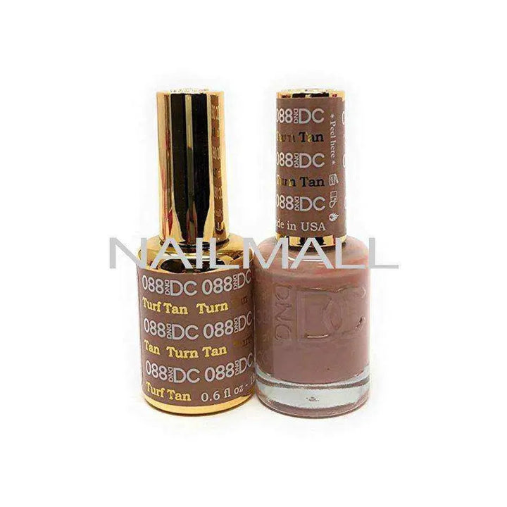DND DC - Matching Gel and Nail Lacquer - D88 Turf Tan Duo - Gel & Lacquer Combo
