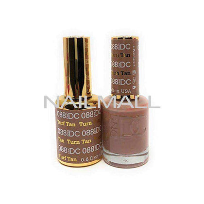 DND DC - Matching Gel and Nail Lacquer - D88 Turf Tan Duo - Gel & Lacquer Combo