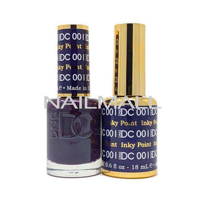 DND DC - Matching Gel and Nail Lacquer - DC1 Inky Point nailmall