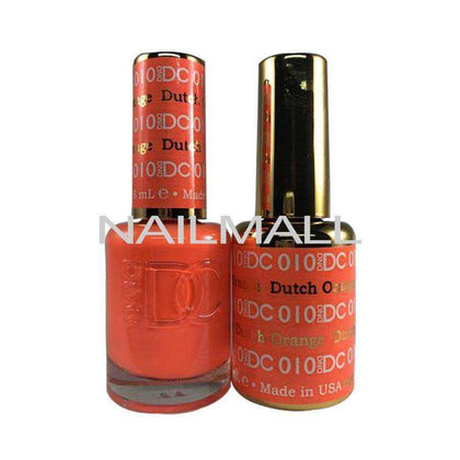 DND DC - Matching Gel and Nail Lacquer - DC10 Dutch Orange Duo - Gel & Lacquer Combo