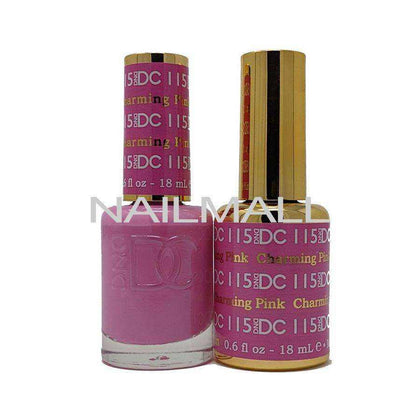 DND DC - Matching Gel and Nail Lacquer - DC115 Charming Pink Duo - Gel & Lacquer Combo