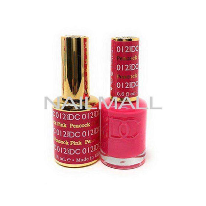 DND DC - Matching Gel and Nail Lacquer - DC12 Peacock Pink Duo - Gel & Lacquer Combo