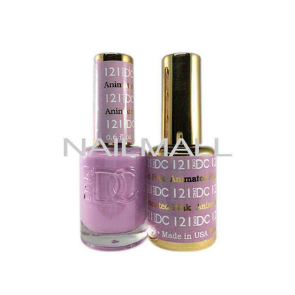 DND DC - Matching Gel and Nail Lacquer - DC121 Animated Pink nailmall