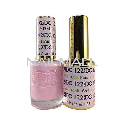 DND DC - Matching Gel and Nail Lacquer - DC122 Soft Pink Duo - Gel & Lacquer Combo