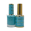 DND DC - Matching Gel and Nail Lacquer - DC126 Beautiful Teal