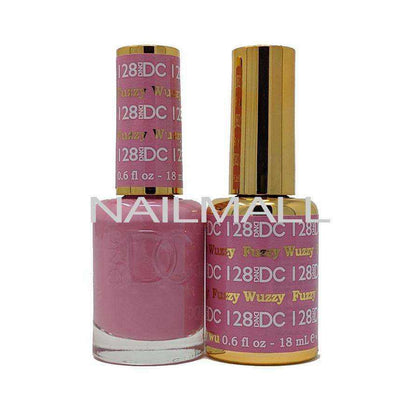 DND DC - Matching Gel and Nail Lacquer - DC128 Fuzzy Wuzzy Duo - Gel & Lacquer Combo