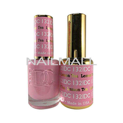 DND DC - Matching Gel and Nail Lacquer - DC132 Lemon Tea Duo - Gel & Lacquer Combo