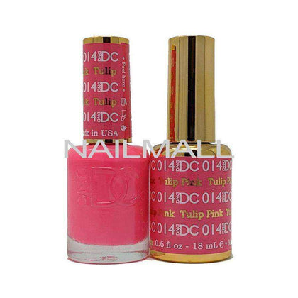 DND DC - Matching Gel and Nail Lacquer - DC14 Tulip Pink Duo - Gel & Lacquer Combo