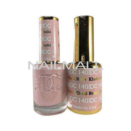 DND DC - Matching Gel and Nail Lacquer - DC140 Khaki Rose Duo - Gel & Lacquer Combo