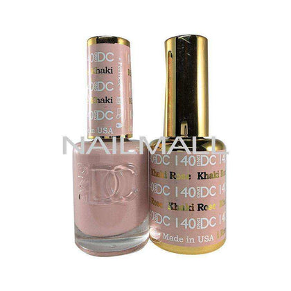 DND DC - Matching Gel and Nail Lacquer - DC140 Khaki Rose nailmall