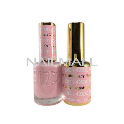 DND DC - Matching Gel and Nail Lacquer - DC142 British Lady Duo - Gel & Lacquer Combo