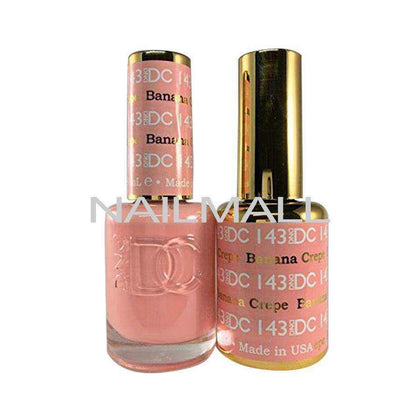 DND DC - Matching Gel and Nail Lacquer - DC143 Banana Crepe Duo - Gel & Lacquer Combo