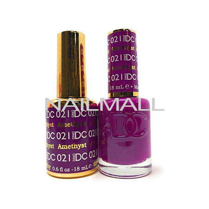 DND DC - Matching Gel and Nail Lacquer - DC21 Amethyst Duo - Gel & Lacquer Combo