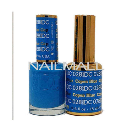 DND DC - Matching Gel and Nail Lacquer - DC28 Copen Blue nailmall