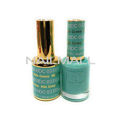DND DC - Matching Gel and Nail Lacquer - DC33 Nile Green nailmall