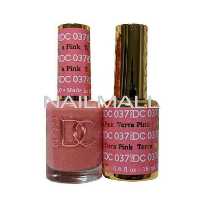 DND DC - Matching Gel and Nail Lacquer - DC37 Terra Pink Duo - Gel & Lacquer Combo