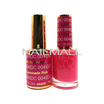 DND DC - Matching Gel and Nail Lacquer - DC4 Pink Lemonade Duo - Gel & Lacquer Combo