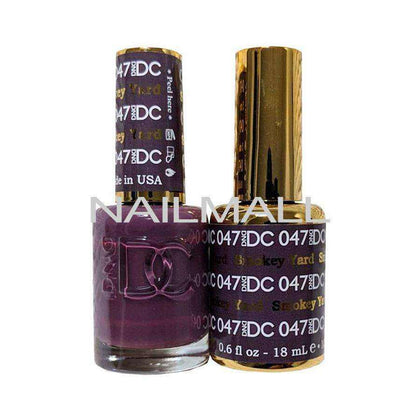 DND DC - Matching Gel and Nail Lacquer - DC47 Smokey Yard Duo - Gel & Lacquer Combo