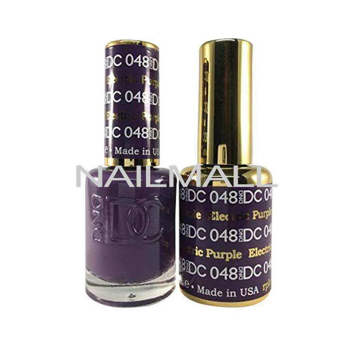 DND DC - Matching Gel and Nail Lacquer - DC48 Electric Purple Duo - Gel & Lacquer Combo
