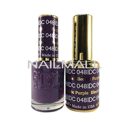 DND DC - Matching Gel and Nail Lacquer - DC48 Electric Purple Duo - Gel & Lacquer Combo