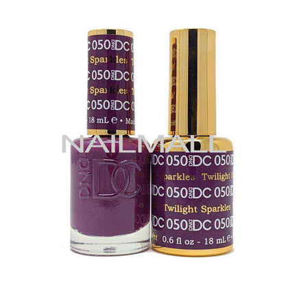 DND DC - Matching Gel and Nail Lacquer - DC50 Twilight Sparkles Duo - Gel & Lacquer Combo